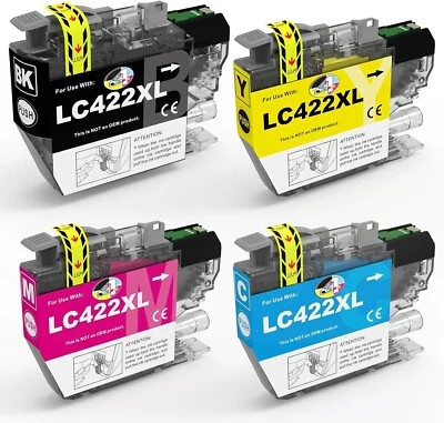 LC422XL Ink Cartridges for Brother MFC-J5340DW MFC-J5345DW MFC-J5740DW NON-OEM - Image 1 of 4