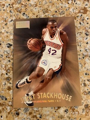 JERRY STACKHOUSE 1997 SKYBOX PREMIUM #101 76ERS - Image 1 of 2