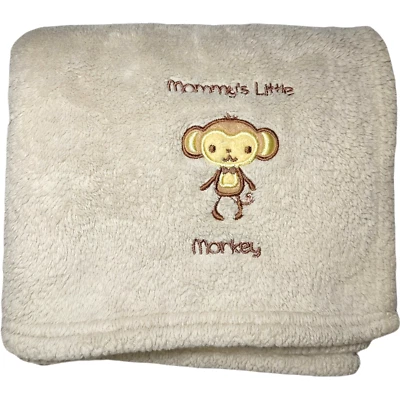 Manta polar marrón mono SL Home Fashions Mommy's RN 119741 Foto 1 de 3