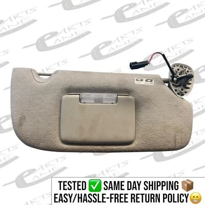 2005-2006 GMC ENVOY XL передний правый пассажирский солнцезащитный козырек желтовато-коричневая ткань FR RH OEM - Изображение 1 из 4