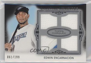 2011 Topps Marquee Gametime Mementos Quad Relics /199 Edwin Encarnacion #GMQR-32