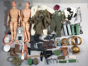 Lot GI Joe Action Man Action Joe Hasbro Palitoy 60's 70's Figurines Accessoires - Foto 1 di 13