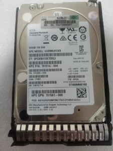 HP 785069-B21 785411-001 900GB 10K 12Gb/s SFF 2.5" SAS SC HDD HARD DRIVE - Picture 1 of 3