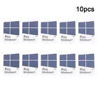 10pcs Blue Notebook Desktop Computer Windows10 Sticker Win10 Pro La*xd