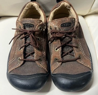 Zapato de senderismo Keen marrón gamuza cuero niños niños talla 13 EE. UU. Foto 1 de 4