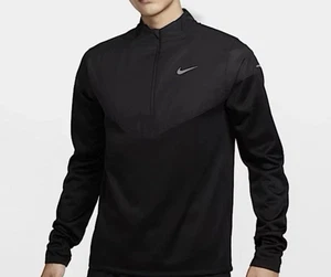 Nike ThermaFit Sphere Element Running 1/2 Zip Jacket Black FZ1115-010 Men’s Med - Picture 1 of 5