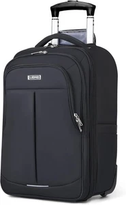 Lekeinchi 18" Laptop Bag with Wheels - Waterproof Rolling Briefcase Softside - Picture 1 of 7