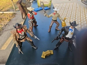  Chap Mei Sheriff Wild West Town Spielzeug Actionfigur - 4 Figuren  - Bild 1 von 11