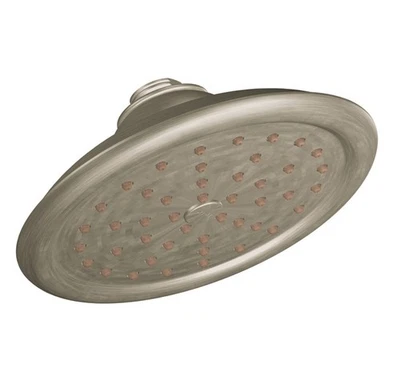 MOEN S6310BN BRUSHED NICKEL 2.5 GPM SINGLE FUNCTION RAIN SHOWER HEAD - Image 1 of 3