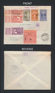 1936 ETHIOPIA COVER TO SWITZERLAND 4g WAR WITH ITALY, ITALIAN CIVIL CENSORSHIP - Imagen 1 de 24