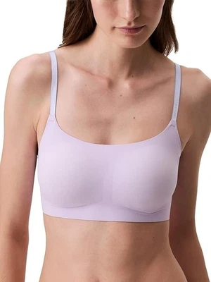 Nuevo con etiquetas Bralette Retro Calvin Klein Invisibles Comfort Ligeramente Forrado - Cuarto Lila Foto 1 de 3