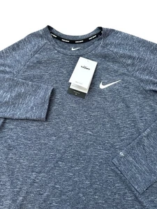 Nike Swim Men’s Long Sleeve T-Shirt Dri Fit UPF +40 Swoosh Logo NWT’S - Picture 1 of 10