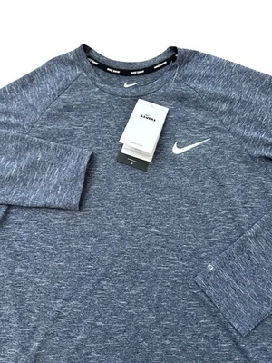 Nike Swim Men’s Long Sleeve T-Shirt Dri Fit UPF +40 Swoosh Logo NWT’S - Image 1 of 4