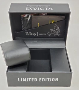 Leere Uhrenbox Invicta schwarz 1 Slot Limited Edition Disney Mickey Mouse SD - Bild 1 von 5