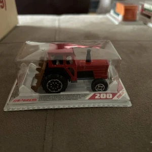 Majorette Red Model Tractor No. 208 Vintage - Picture 1 of 3