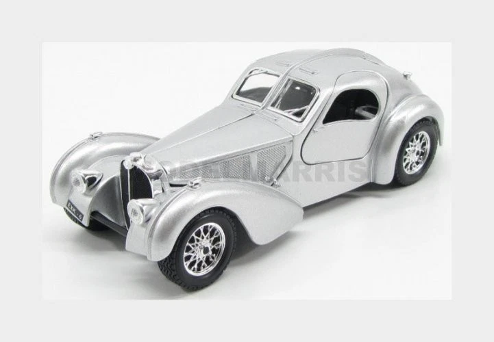 Bugatti Burago 18-22092S - Atlántico 1936 - Plata - 1/24 Foto 1 de 2