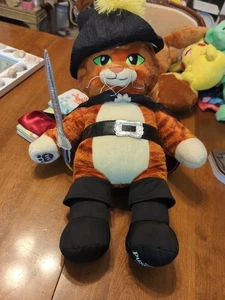 Build A Bear Workshop Puss In Boots The Last Wish 18” Plush Talks Stuffed Animal - Picture 1 of 16