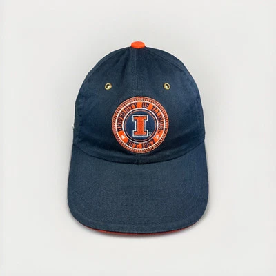 University Of Illinois Strapback Dad Hat, Est. 1867, NCAA Cap - Colosseum - Image 1 of 4