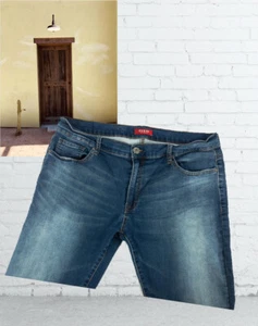 Guess Jeans slim tapered leg Mens 40x30 measured distressed Stretch denim - Picture 1 of 11