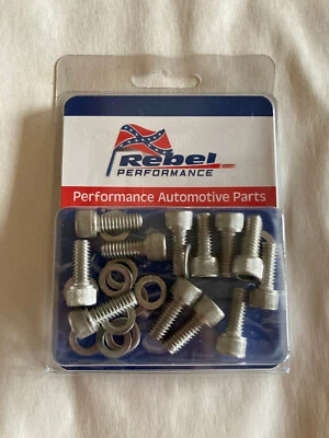 GM & Chevy 12 Bolt Stainless Steel Allen Head Rear Cover Bolt Kit  - Image 1 of 2