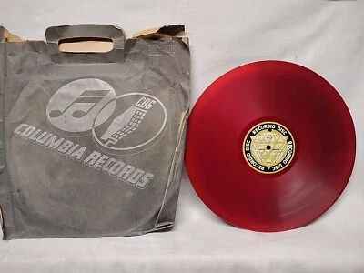Wilcox-Gay Corporation Red Colored Vinyl 10" Recorded music 1941 Iowa - Image 1 of 4