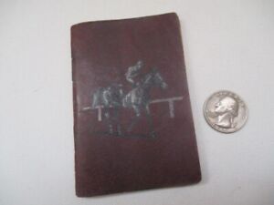 Vintage 1956 English Bookmakers Turf Accountant Horse Racing Pamphlet