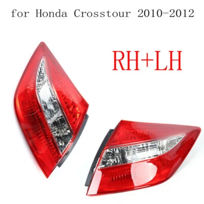 LH+RH Rear Tail Lights Lamps Left Right Pair Set Fits 2010-2012 Honda Crosstour - Image 1 of 4