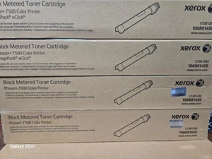 Original Toner XEROX Phaser 7500 / 106R01450 Black HIGH-CAPACITY Cartridge NEW - Picture 1 of 2
