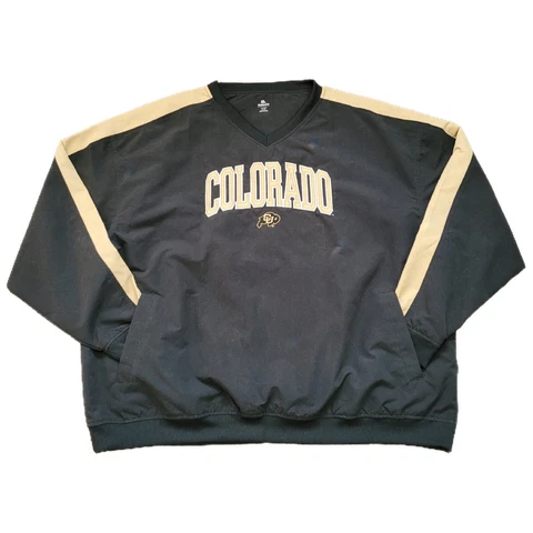 University Of Colorado Men's Long Sleeve Pullover Jacket 2XL Cover