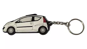 TOYOTA AYGO KEY RING WHITE - Picture 1 of 1