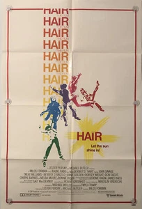 HAIR Original One Sheet Movie Poster - 1979 - Picture 1 of 9