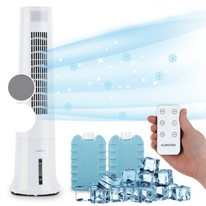 3in1 mobiles Klimagerät Luftkühler Ventilator Luftbefeuchter 2,5l 530 m³/h weiß - Bild 1 von 8