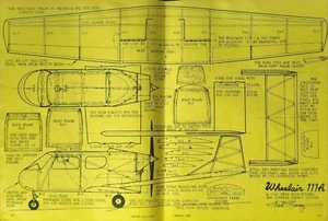 Vintage 1985 Wheelair 111a by Walt Mooney Plan Print Ad Ephemera - Picture 1 of 1