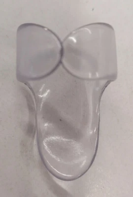 Jim Dunlop Clear Plastic Plettro da Dito Medio Misura Large Trasparente - Immagine 1 di 2