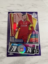 2020-21 Topps Chrome Match Attax Purple Refractor #147 JORDAN HENDERSON  /299