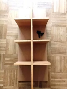 Ikea CD Einsatz für 80cm Billy Regal braun/rot Buche - Bild 1 von 3