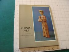 Vintage Art book: 1966 CHINESE ART - H M King Gustaf VI Adolf of Sweden collecti