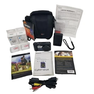 Sony Cyber-shot DSC-H55 14.1MP Digital Camera Charger 2 Batteries 2GB SD Card - Picture 1 of 24