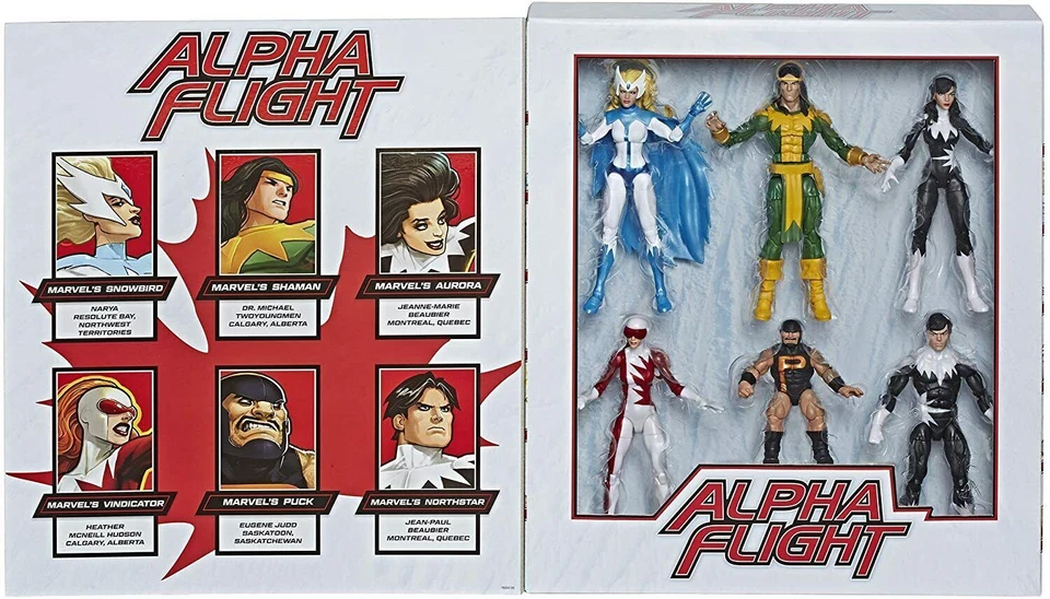 Marvel Legends Alpha Flight Figure Set 6-Pack