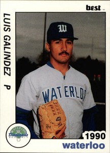 1990 Waterloo Diamonds Best #5 Luis Galindez