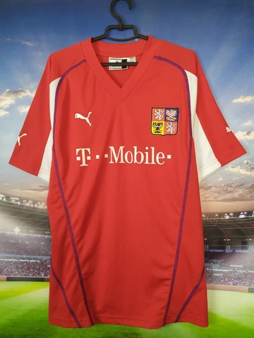 Czech Republic Home football shirt 2004 - 2006 Puma Mens Size L Cover