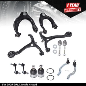 12pc Suspension Kit Arms Ball Joints Stabilizer Links Set For Honda Accord 08-12 - Picture 1 of 9