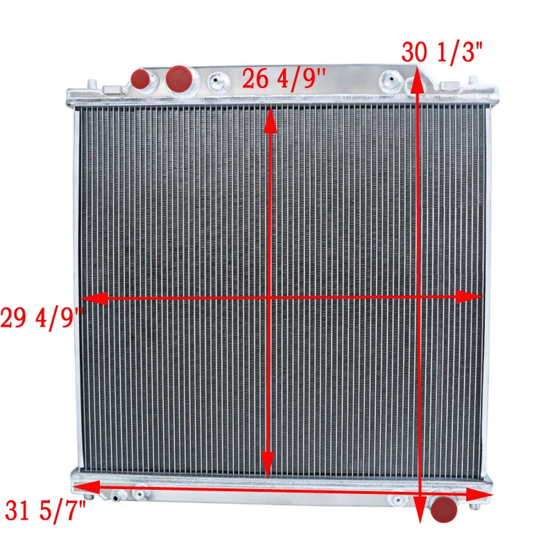4-Row Aluminum Radiator For Ford F250 F350 F450 F550 Super Duty 6.8L 7.3 99-04 - Image 1 of 4