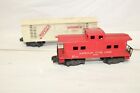 American Flyer Lines 24603 Knuckle Coupler Red Caboose & Mounds 24057, (B-48)
