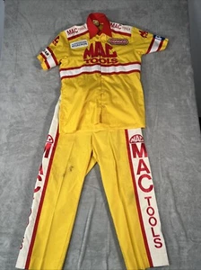 Vintage Pit Uniform Mac Tools Racing Short Sleeve M Pit Crew Shirt Good Year - Bild 1 von 24