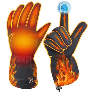 Guantes con calefacción, guantes eléctricos a batería cálidos con pantalla táctil para exteriores - Imagen 1 de 7