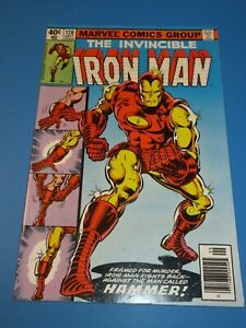 Iron Man #126 Bronze age 1st Hammer Key Layton Wow FVF Newsstand