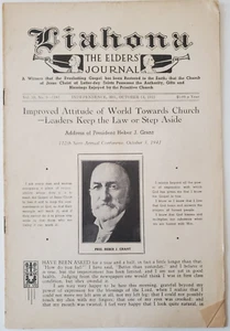 Oct 14, 1941, Liahona, The Elders' Journal, LDS/Mormon, President Heber J. Grant - Picture 1 of 4