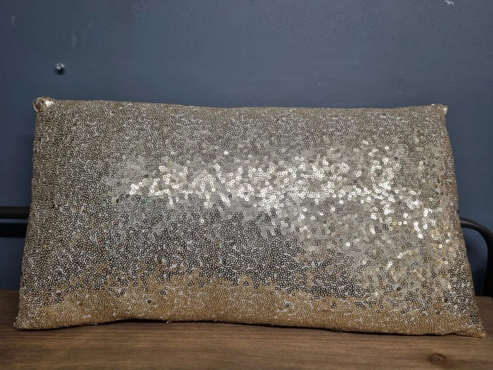 Sequence Gold Breakfast Cushion Bedroom Living Room Home Decor - Image 1 of 1