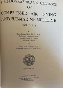 Bibliographical Sourcebook of Compressed Air, Diving and Submarine Medicine Hoff - Picture 1 of 3